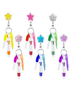 Kit de bolígrafos de enfermera Mivofun 6 piezas con brillo