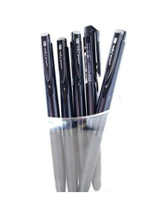 Bolígrafo de Gel Retráctil Uni-ball Signo RT1 0.28mm Tinta Negra Paquete de 5 2