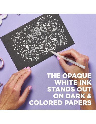 Bolígrafos de Gel Sakura Gelly Roll Tinta Blanca 6 Piezas