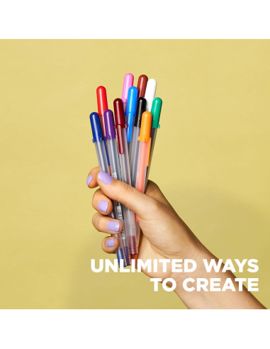 Bolígrafos de Gel Sakura Gelly Roll Tinta Blanca 6 Piezas