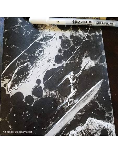 Bolígrafos de Gel Sakura Gelly Roll Tinta Blanca 6 Piezas