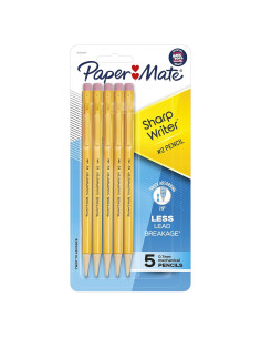 Lápices Mecánicos Paper Mate SharpWriter 0.7mm, Paquete de 5