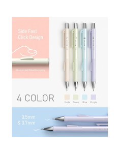 Conjunto de Lápices Mecánicos Nicpro 8PCS 0.5 y 0.7mm 2