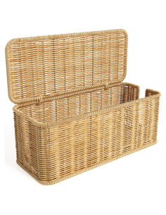 Caja Organizadora de Cables Quszmd 32x13x13 cm Marrón