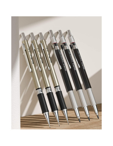 Conjunto de Lápices Mecánicos Nicpro 30 Piezas Estuche Cuero