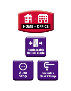 Sacapuntas Manual Ikon Swordfish 8mm con Soporte de Escritorio 2