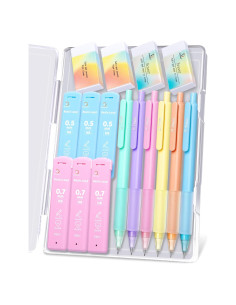 Juego de Lápices Mecánicos Drawdart 6 Pcs 0.5mm y 0.7mm