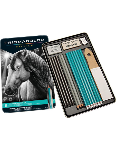 Set de Lápices de Dibujo de Grafito Prismacolor Premier 18 Piezas