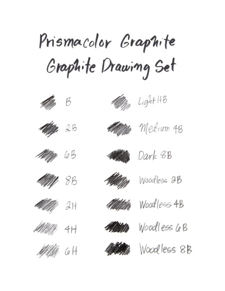 Set de Lápices de Dibujo de Grafito Prismacolor Premier 18 Piezas