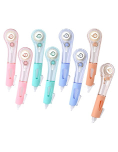 Set de 8 Bolígrafos Correctores Valtiner Cinta Blanca 6m