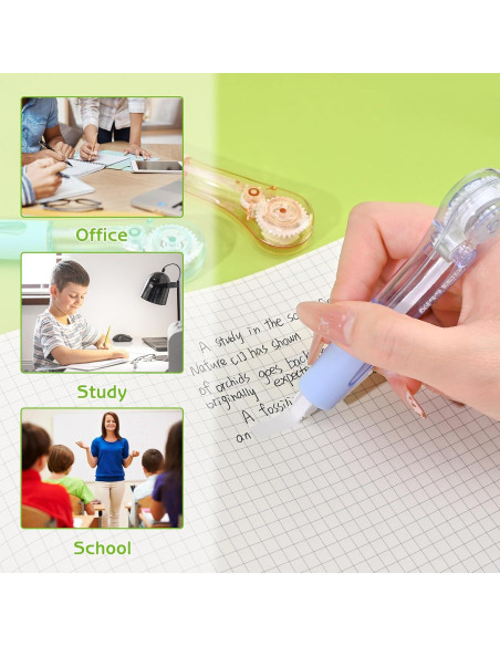 Set de 8 Bolígrafos Correctores Valtiner Cinta Blanca 6m Set de 8 Bolígrafos Correctores Valtiner Cinta Blanca 6m