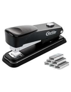 Grapadora de Escritorio Calcufusion 40 Hojas Metal Negra