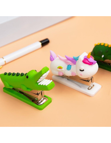 Grapadoras Mini de Mano Operitacx 3pcs Animales Divertidos