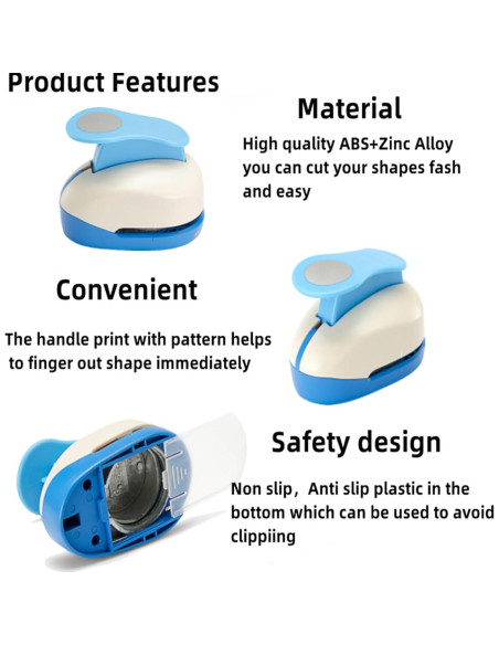Troquelador de Círculo WSYHOMIE 44.5mm para Manualidades