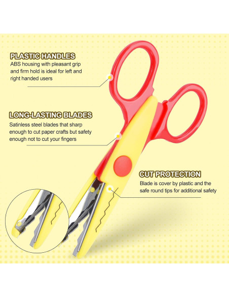 Set de Manualidades UCEC: 8 Tijeras, 6 Perforadoras y 30 Hojas