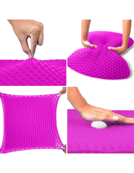 Cojín de Gel EcoNour para Alivio de Presión - 48x44 cm