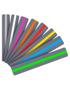 Tiras de Lectura Guiadas Heetobcos - 8 Colores para Dislexia