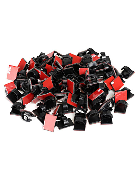 GWHOLE 100 Clips Adhesivos 3M para Organización de Cables GWHOLE 100 Clips Adhesivos 3M para Organización de Cables
