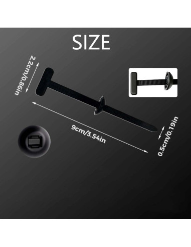 Bridas de Cable Nylon Genérico 30PCS Auto-Bloqueo UV 10.16cm