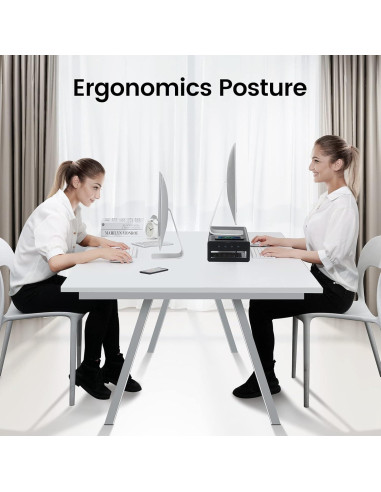 Soporte de Monitor Vaydeer con Carga Inalámbrica y USB 3.0