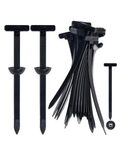 Bridas de Nylon TOOVREN 100PCS Alta Resistencia UV 9x2cm