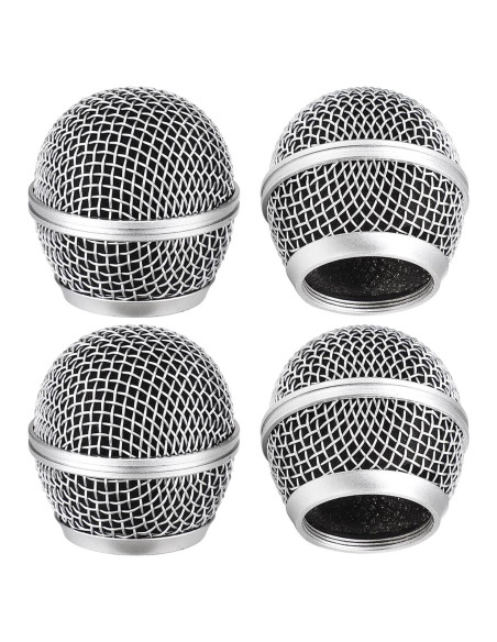 Cabezas de Reemplazo para Micrófono Facmogu SM58 BETA58 - 4 Piezas