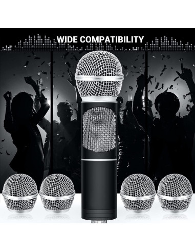 Cabezas de Reemplazo para Micrófono Facmogu SM58 BETA58 - 4 Piezas