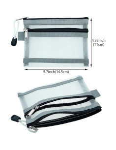 9 Bolsas de Malla con Cremallera Aswewamt 14.5x11 cm Nylon 2