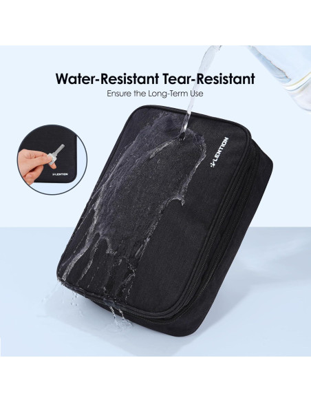 Bolsa Organizadora de Cables LENTION M370 Negra Impermeable