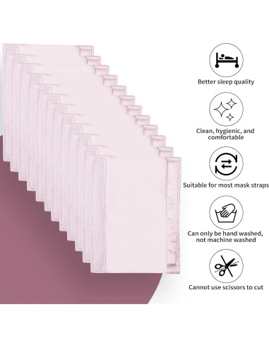 Cubiertas de Cinta de Satén LKLKKC 12 Piezas Reutilizables