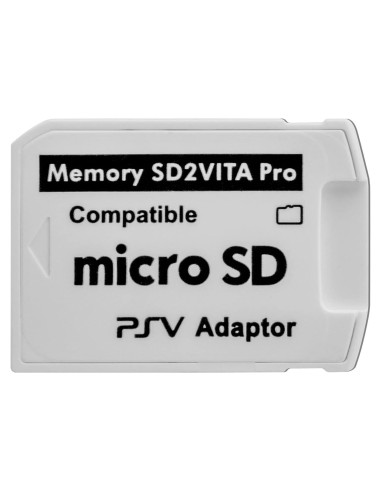 Adaptador de Tarjeta de Memoria Gamer Gear SD2Vita 6.0 Blanco