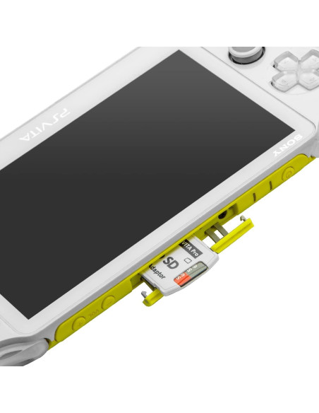 Adaptador de Tarjeta de Memoria Gamer Gear SD2Vita 6.0 Blanco Adaptador de Tarjeta de Memoria Gamer Gear SD2Vita 6.0 Blanco