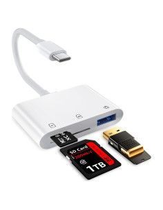 Lector de Tarjetas SD USB-C Bwttcb, Adaptador 32g, Alta Velocidad