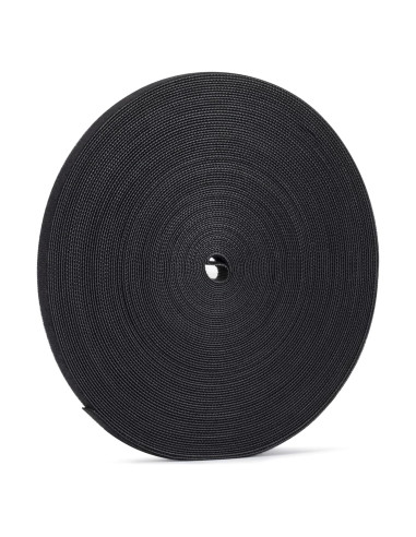 Cinta de sujeción reutilizable XINYIBO 1,27 cm x 22,86 m negra