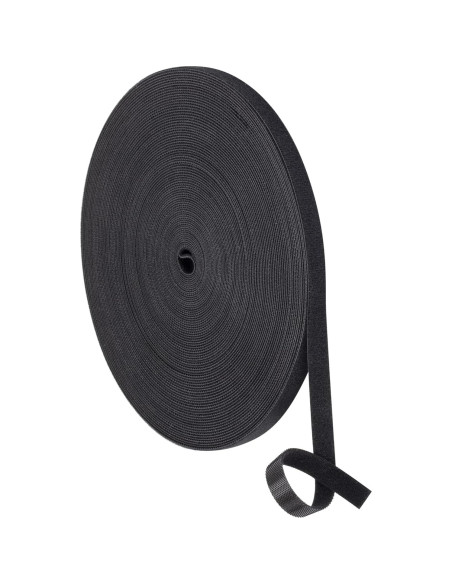 Cinta de sujeción reutilizable XINYIBO 1,27 cm x 22,86 m negra