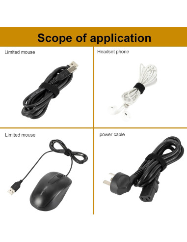 Cinta de sujeción reutilizable XINYIBO 1,27 cm x 22,86 m negra