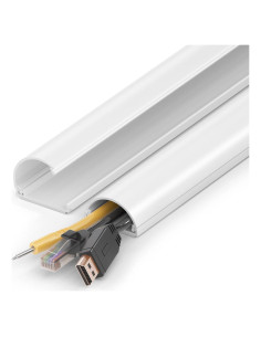 Cubierta de Cables ZhiYo 86cm Blanca para 2-4 Cables