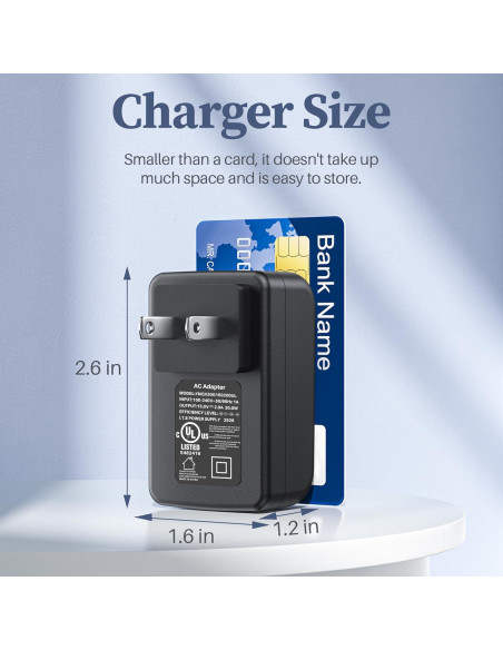 Fuente de Alimentación DONYOIE 15V 2A 30W Regulada con 10 Conectores