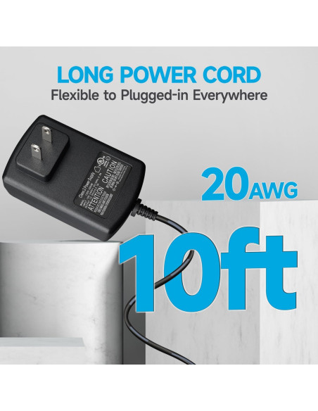 Adaptador de Alimentación 12V 2A ANLINK 3m para LED y CCTV