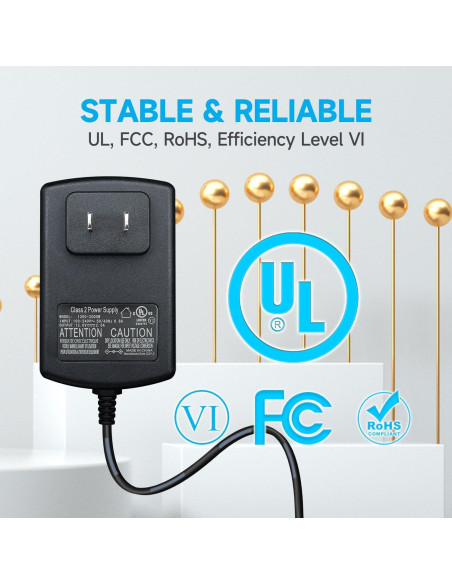 Adaptador de Alimentación 12V 2A ANLINK 3m para LED y CCTV