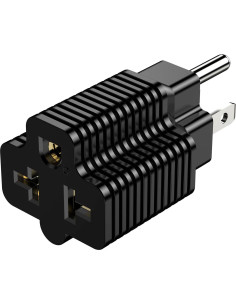 Adaptador de Enchufe AC 15A a 20A Nema 5-15P/5-20R/6-20R - 5 Pack 2