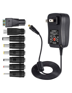 Adaptador de Corriente Universal SoulBay 30W 3V-12V 2A