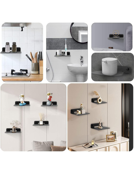 Estante Flotante de Pared TRINENOX para Altavoces y Dispositivos