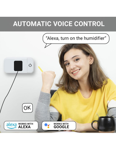 Paquete de 4 Enchufes Inteligentes Wi-Fi Lunabode YSP-102