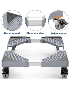 Soporte Universal para Nevera HQO LOVL Ajustable 42-60 cm 2