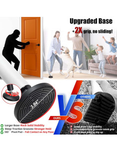 Barra de Seguridad Ajustable Wefaith 600LB para Puertas 2