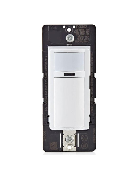 Interruptor de Luz con Sensor de Movimiento Leviton DOS02-LW, Blanco, 2A