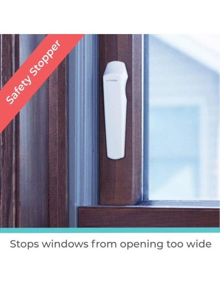 Cerraduras de Ventana y Puerta Deslizante Toddleroo 4-Pack Blanco