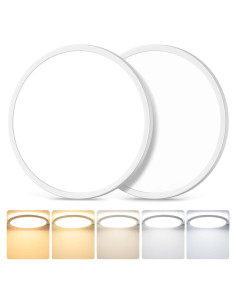 Luz de Techo Empotrada LED GoBright 30.48cm 24W 3200LM 5 Colores