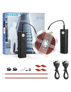 Tira de Luz LED WOBANE 5m con Sensor de Movimiento Recargable